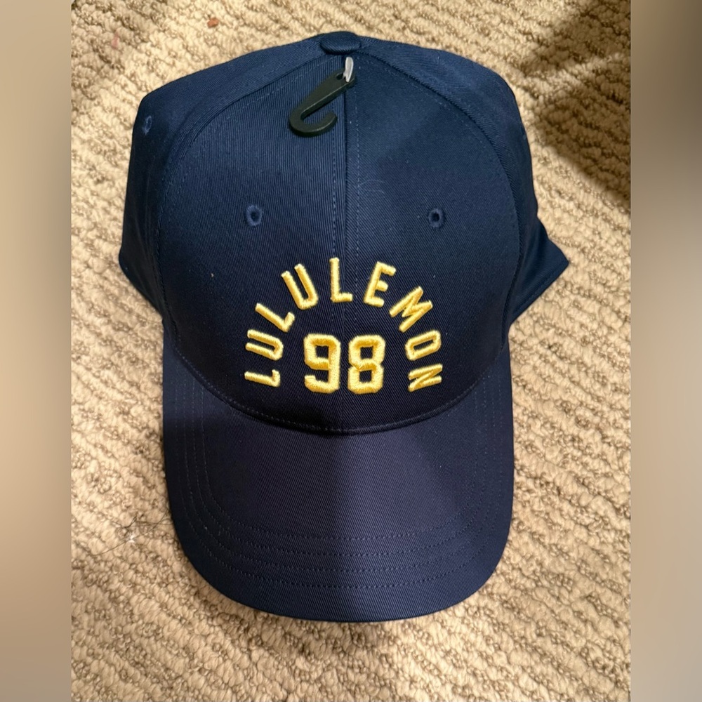 Lululemon Athletica Dark Blue Unisex Structured Ball Cap S/M Navy